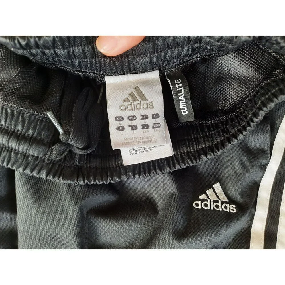 Adidas Climalite Men Large Drawstring Elastic Waist Sweat Jogger Pants Ankle Zip - Picture 5 of 8